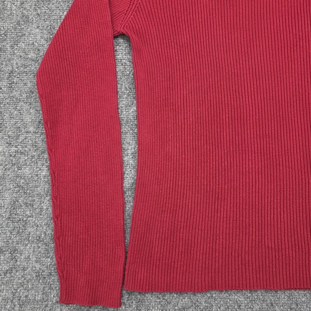 Vintage Disney Sweater Womens Medium Turtleneck Winnie The Pooh Piglet Snow 90s - Picture 10 of 15